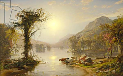 Постер Кропси Джаспер Autumn on Greenwood Lake, 1861 Постер Кропси Джаспер Autumn on Greenwood Lake, 1861