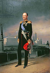 Постер Portrait of Emperor Alexander II, 1856 Постер Portrait of Emperor Alexander II, 1856