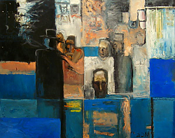 Постер Макби Ричард (совр) Judah and B'nai Israel Enter the Sea, 1999 Постер Макби Ричард (совр) Judah and B'nai Israel Enter the Sea, 1999