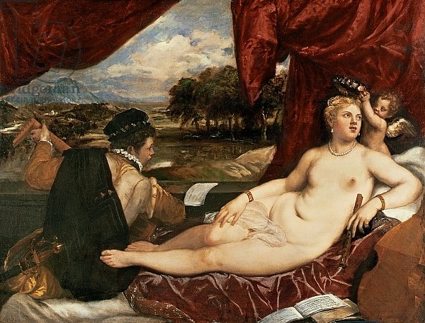 Venus and Cupid with a Lute Player, 1555-65