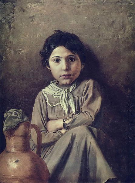 Девушка с кувшином. 1969