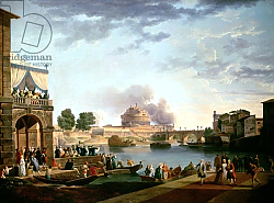 Постер Джоли Антонио The Election of the Pope with the Castel St. Angelo, Rome in the background Постер Джоли Антонио The Election of the Pope with the Castel St. Angelo, Rome in the background