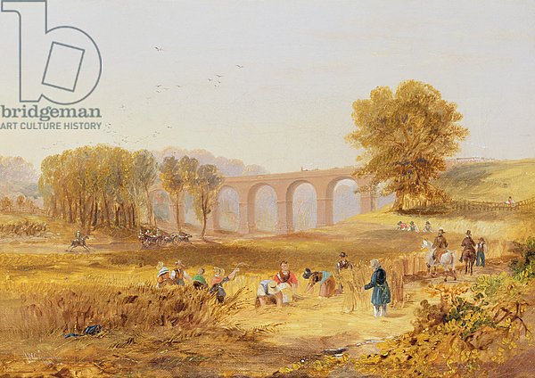 Corby Viaduct, the Newcastle and Carlisle Railway, 1836