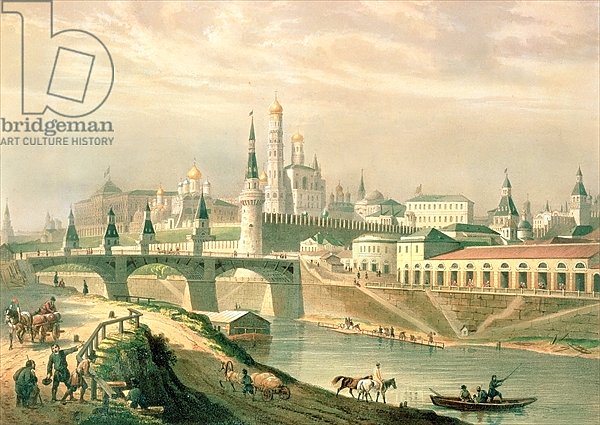 View of the Moscow Kremlin, 1830