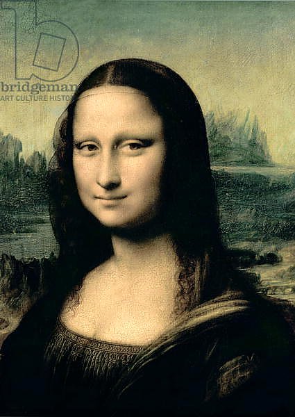 Detail of the Mona Lisa, c.1503-6