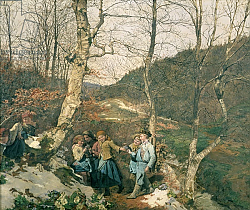Постер Вальдмюллер Фердинанд Early Spring in the Vienna Woods Постер Вальдмюллер Фердинанд Early Spring in the Vienna Woods