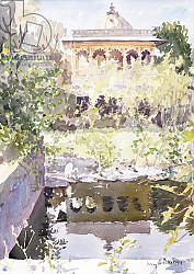 Постер Виллис Люси (совр) Forgotten Palace, Udaipur, 1999 Постер Виллис Люси (совр) Forgotten Palace, Udaipur, 1999