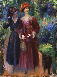 Постер Глакенс Уильям Джеймс A Stroll in the Park, 1915-1918 Постер Глакенс Уильям Джеймс A Stroll in the Park, 1915-1918
