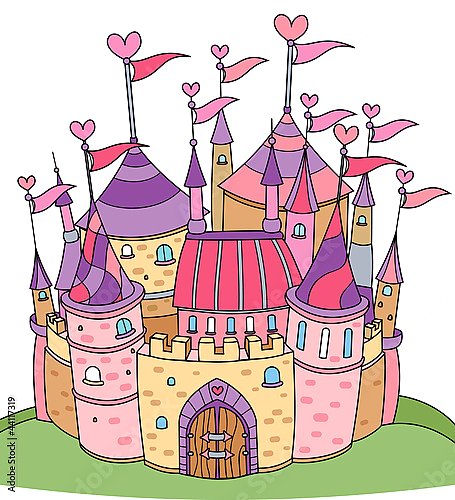 Замок с сердечками