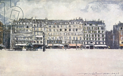 Постер Менпес Мортимер In the Square of the Hotel De Ville Постер Менпес Мортимер In the Square of the Hotel De Ville