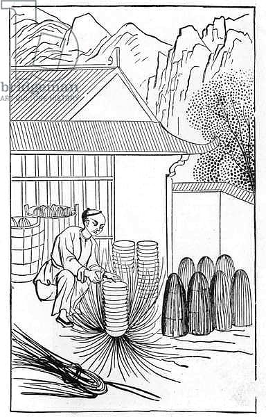 Packing china, from a series of illustrations on the manufacture of china