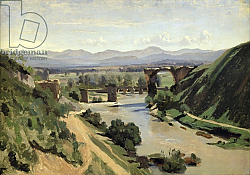 Постер Коро Жан (Jean-Baptiste Corot) Narni, The Bridge of Augustus over the Nera Постер Коро Жан (Jean-Baptiste Corot) Narni, The Bridge of Augustus over the Nera