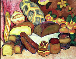 Постер Машков Илья Still Life with Loaves of Bread Постер Машков Илья Still Life with Loaves of Bread