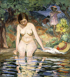 Постер Лебаск Анри Bather; Baigneuse, 1910 Постер Лебаск Анри Bather; Baigneuse, 1910