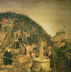 Постер Кранах Лукас The Vineyard of the Lord, 1569 2 Постер Кранах Лукас The Vineyard of the Lord, 1569 2