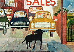 Постер Букер Бренда (совр) Rex at the Used Car Lot; SALES Постер Букер Бренда (совр) Rex at the Used Car Lot; SALES