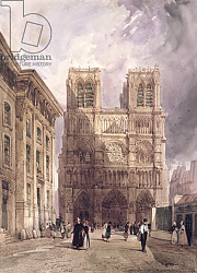 Постер Бойз Томаст (лит) The Cathedral of Notre Dame, Paris, 1836 Постер Бойз Томаст (лит) The Cathedral of Notre Dame, Paris, 1836