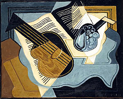 Постер Грис Хуан Guitar and Fruit-bowl, 1921 Постер Грис Хуан Guitar and Fruit-bowl, 1921