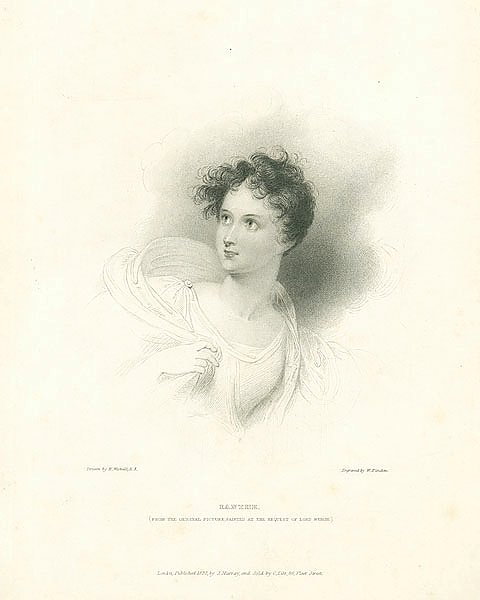 Lanthe (from the original picture, painted at the request of Lord Byron) 1