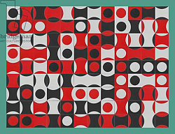 Постер МакКлюр Питер (совр) BLACK WHITE & RED COMPOSIT OF CIRCLES Постер МакКлюр Питер (совр) BLACK WHITE & RED COMPOSIT OF CIRCLES