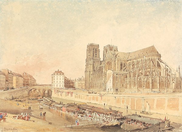 Notre Dame, Paris, from the Left Bank