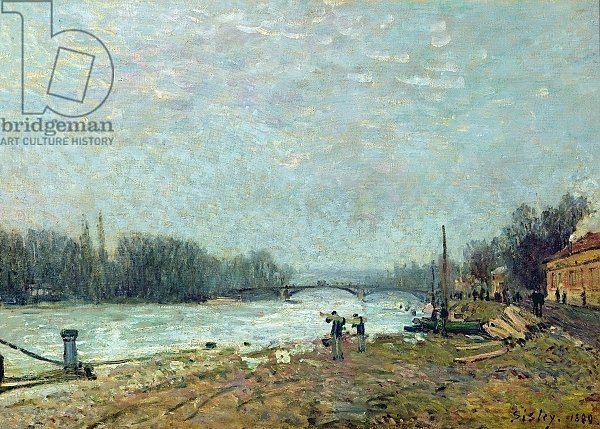 After the Thaw, the Seine at Suresnes Bridge, 1880