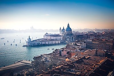Вид на Венецию с высоты