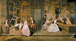 Постер Ватто Антуан (Antoine Watteau) The Gersaint Shop Sign, 1721 Постер Ватто Антуан (Antoine Watteau) The Gersaint Shop Sign, 1721