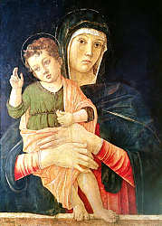 Постер Беллини Джованни The Virgin and Child Blessing, 1460-70 Постер Беллини Джованни The Virgin and Child Blessing, 1460-70
