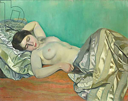 Постер Валлоттон Феликс Torse of a reclining woman, 1913 Постер Валлоттон Феликс Torse of a reclining woman, 1913