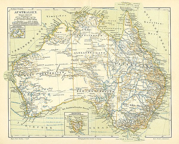 Карта Австралии 1