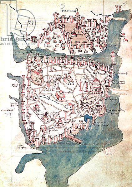 Plan of Constantinople