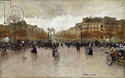 Постер Лоир Луиджи Rond Point des Champs Elysees, Paris, Постер Лоир Луиджи Rond Point des Champs Elysees, Paris,