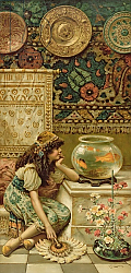 Постер Коулмен Уильям Goldfish, from the Pears Annual, Christmas, 1893 Постер Коулмен Уильям Goldfish, from the Pears Annual, Christmas, 1893
