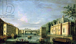 Постер Валериани Джузеппе View of the Fontanka River in St Petersburg, 1750s Постер Валериани Джузеппе View of the Fontanka River in St Petersburg, 1750s
