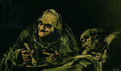 Постер Гойя Франсиско (Francisco de Goya) Two Old Men Eating, one of the 'Black Paintings', 1819-23 Постер Гойя Франсиско (Francisco de Goya) Two Old Men Eating, one of the 'Black Paintings', 1819-23
