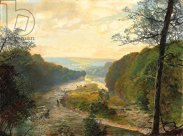 The Wharfe Valley, with Barden Tower Beyond, 1870s