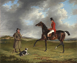 Постер Лапорте Джордж A sportsman thrown out, enquiring of a shepherd Постер Лапорте Джордж A sportsman thrown out, enquiring of a shepherd