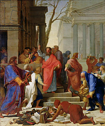 Постер Лесюер Эсташ The Sermon of St. Paul at Ephesus, 1649 Постер Лесюер Эсташ The Sermon of St. Paul at Ephesus, 1649