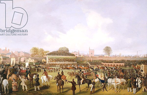 Lord Westminster's Cardinal Puff, with Sam Darling Up, Winning the Tradesman's Plate, Chester,1839
