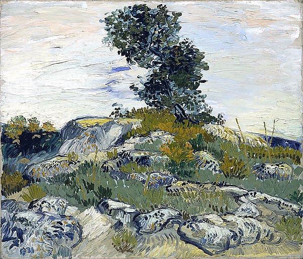 Скалы с дубом, 1888