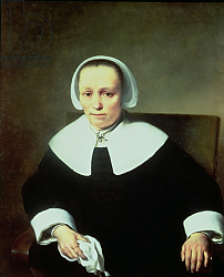 Постер Бол Фердинанд Portrait of a Lady with White Collar and Cuffs Постер Бол Фердинанд Portrait of a Lady with White Collar and Cuffs