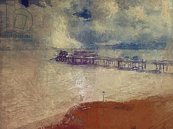 Постер Гордон Марк (совр) Silver seascape - Cromer Pier, Norfolk Постер Гордон Марк (совр) Silver seascape - Cromer Pier, Norfolk