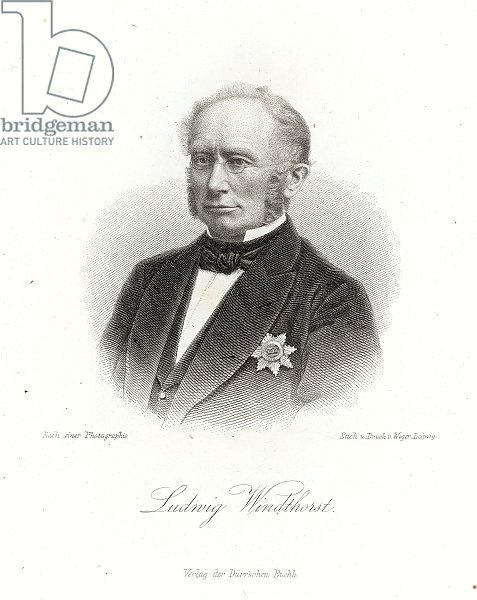 Ludwig Windthorst in the 'Allgemeine Moden-Zeitung', Leipzig, 1872