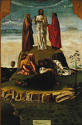 Постер Беллини Джованни Transfiguration of Christ on Mount Tabor, 1455-60 Постер Беллини Джованни Transfiguration of Christ on Mount Tabor, 1455-60
