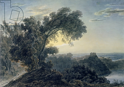 Постер Козенс Джон (акв) The Lake of Albano and Castle Gandolfo Постер Козенс Джон (акв) The Lake of Albano and Castle Gandolfo