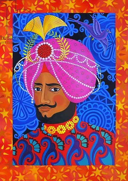 Maharaja with Pink Turban, 2012,