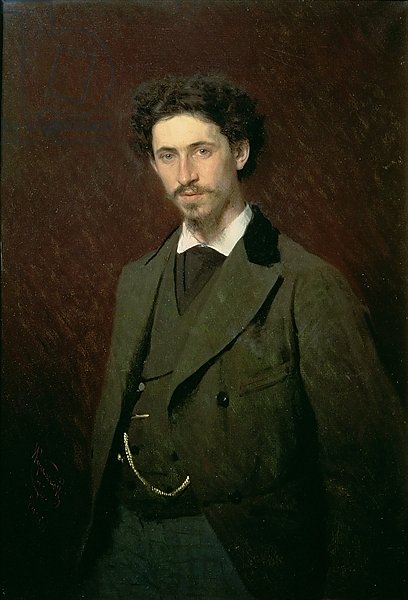 Portrait of Ilya Efimovich Repin, 1876