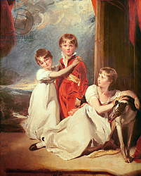 Постер Лоуренс Томас Portrait of the Fluyder Children, 1805 Постер Лоуренс Томас Portrait of the Fluyder Children, 1805