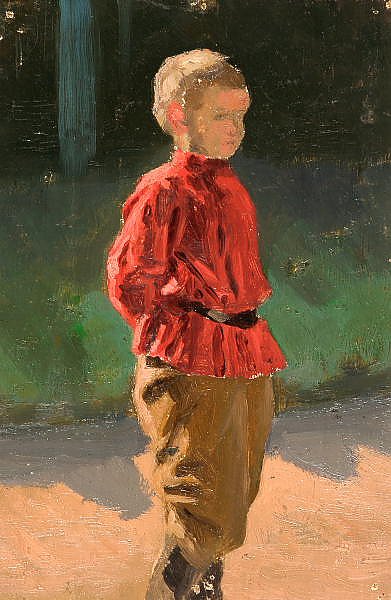 Этюд мальчика 1890-е